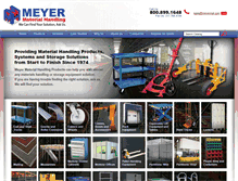 Tablet Screenshot of meyermat.com