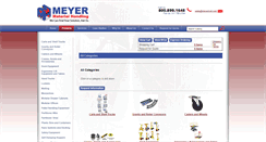 Desktop Screenshot of material-handling-equipment.meyermat.com